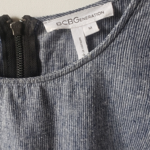 BCBGENERATION Linen Tank Top w/ Accordion Hem! - Picture 5 of 7